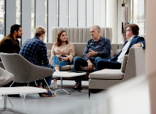 people sitting around a table